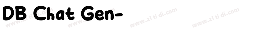 DB Chat Gen字体转换